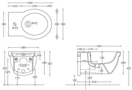 Биде подвесное Galassia Ethos 8440M