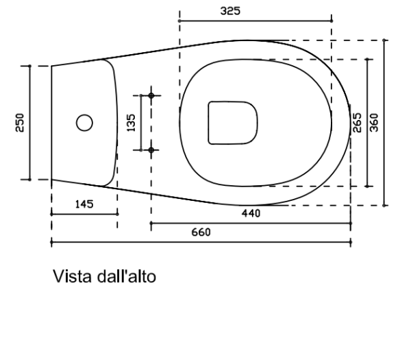 Бачок для унитаза Galassia Eden 7218