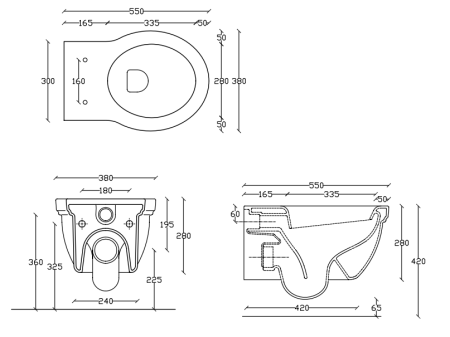 Унитаз подвесной Galassia Ethos 8439