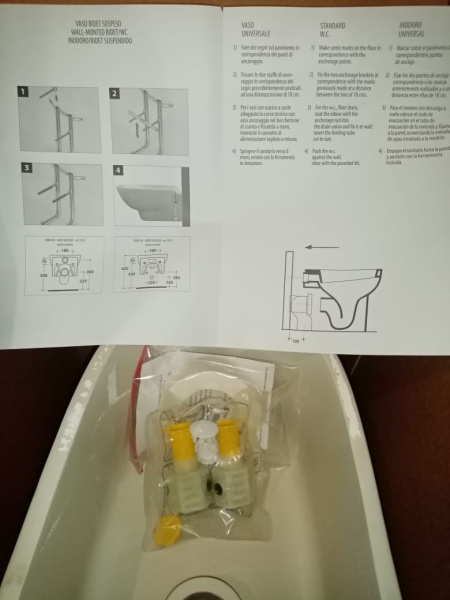 Биде подвесное Galassia M2 5246
