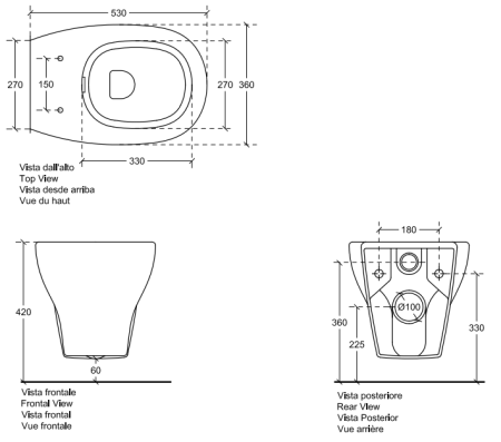 Сиденье для унитаза Galassia Eden 7220